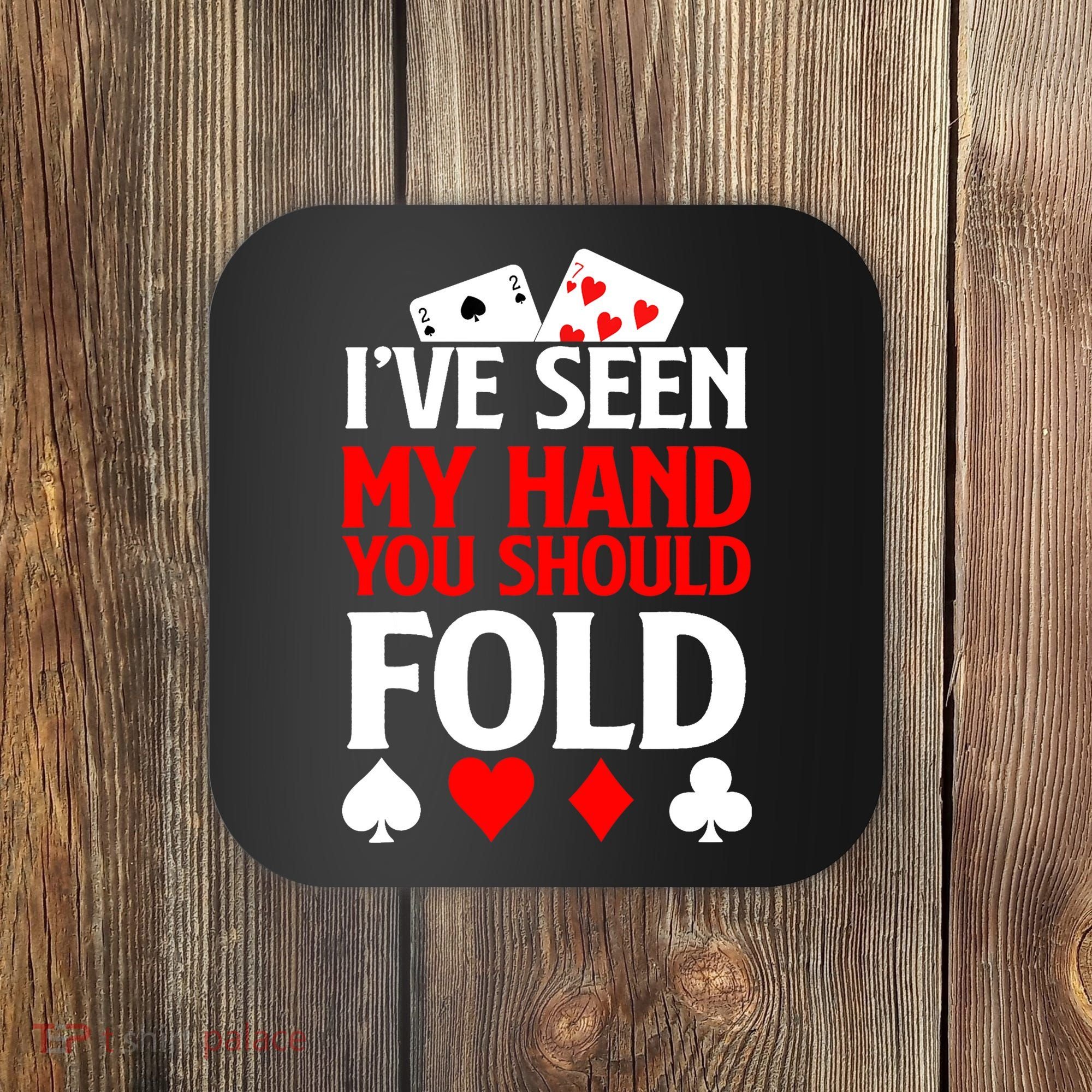Funny Poker - Texas Holdem Lucky Poker Coaster