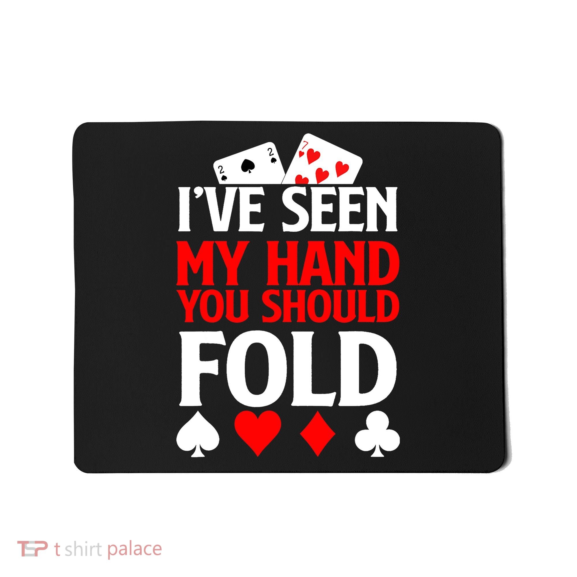 Funny Poker - Texas Holdem Lucky Poker Mousepad