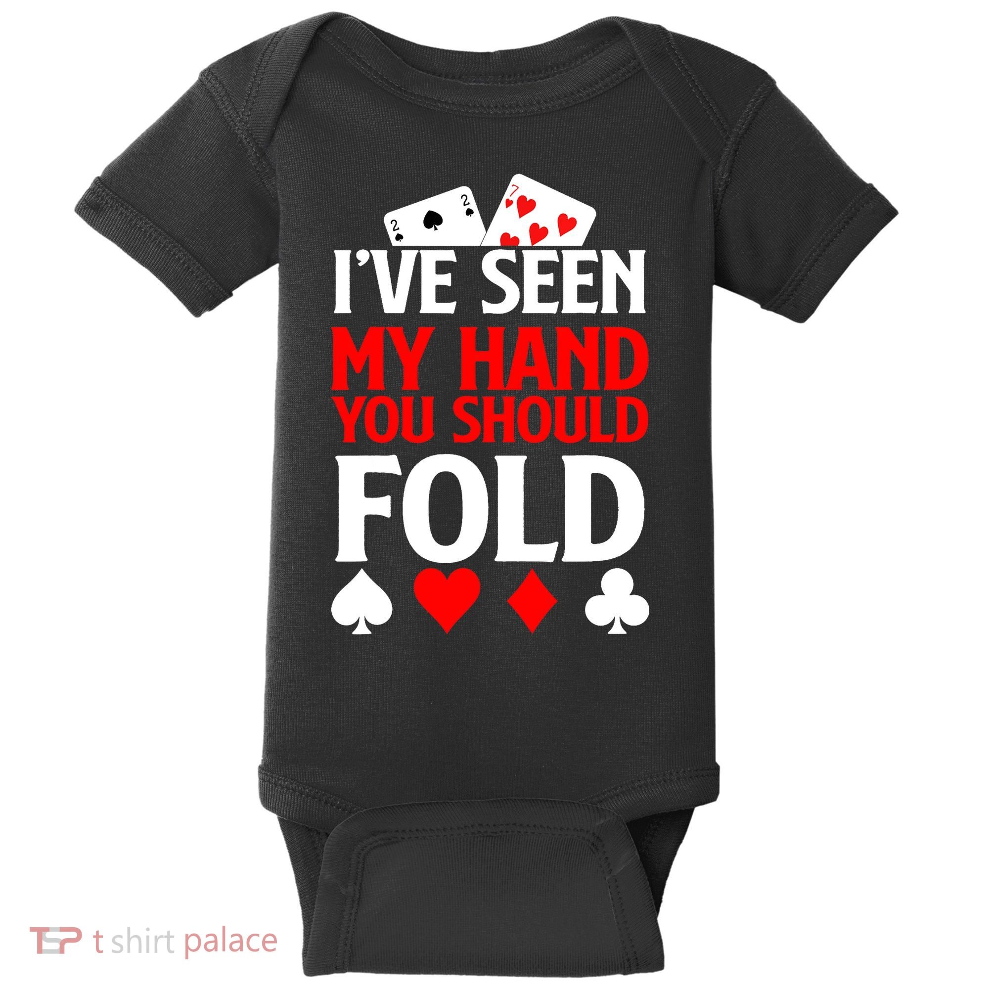 Funny Poker - Texas Holdem Lucky Poker Baby Bodysuit