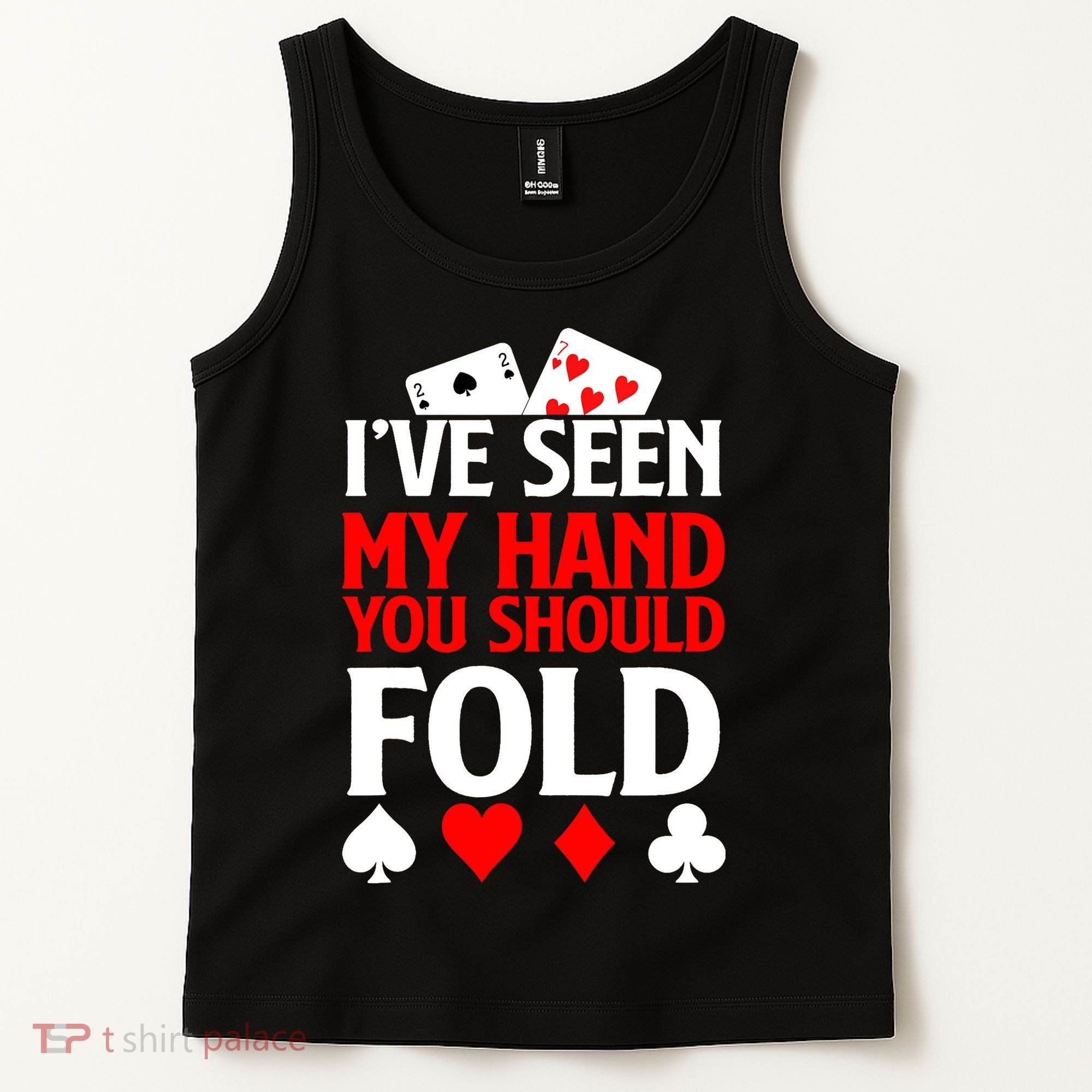 Funny Poker - Texas Holdem Lucky Poker Tank Top