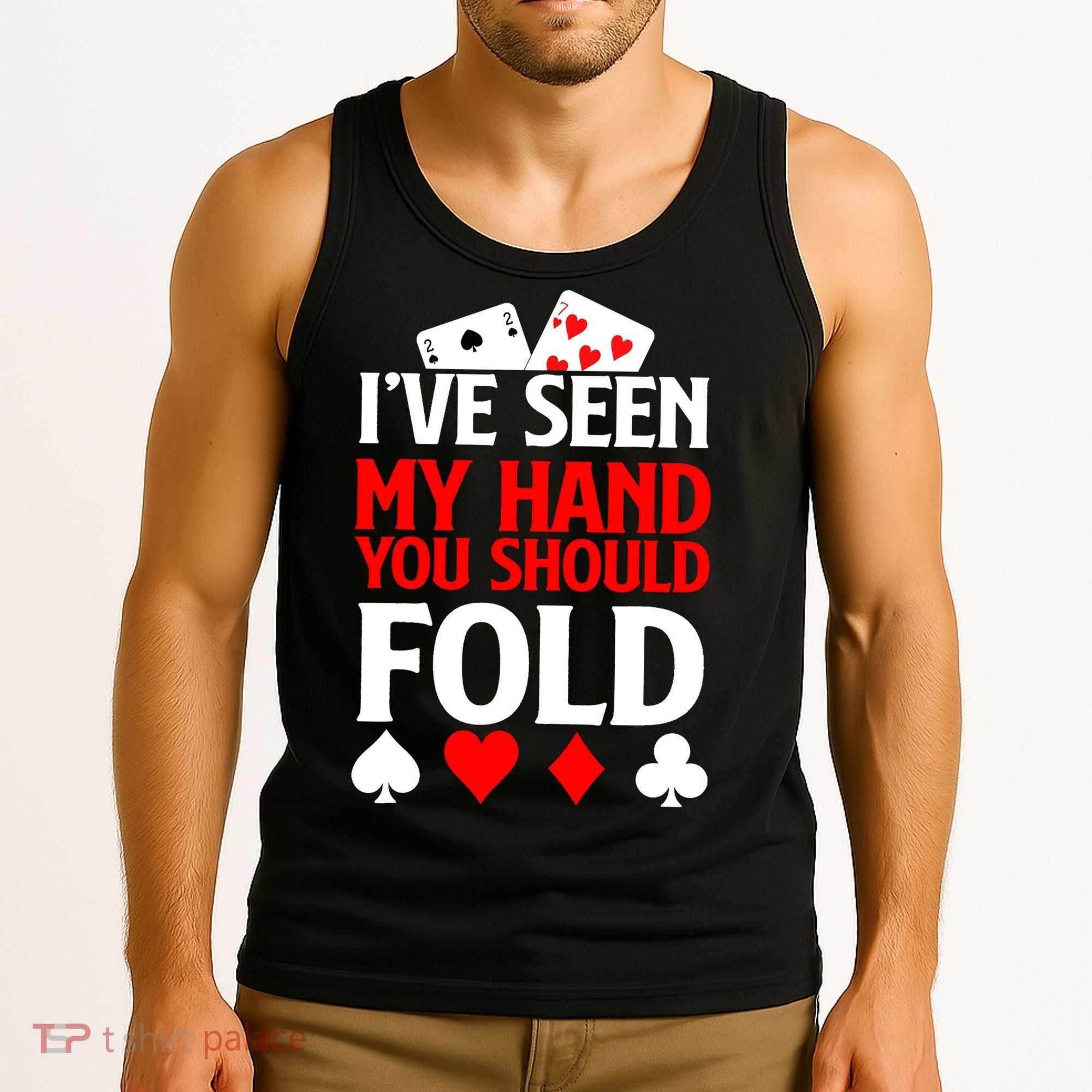 Funny Poker - Texas Holdem Lucky Poker Tank Top