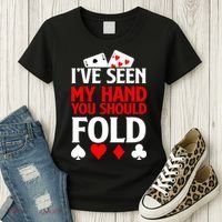 Funny Poker - Texas Holdem Lucky Poker Women's T-Shirt thumb 3