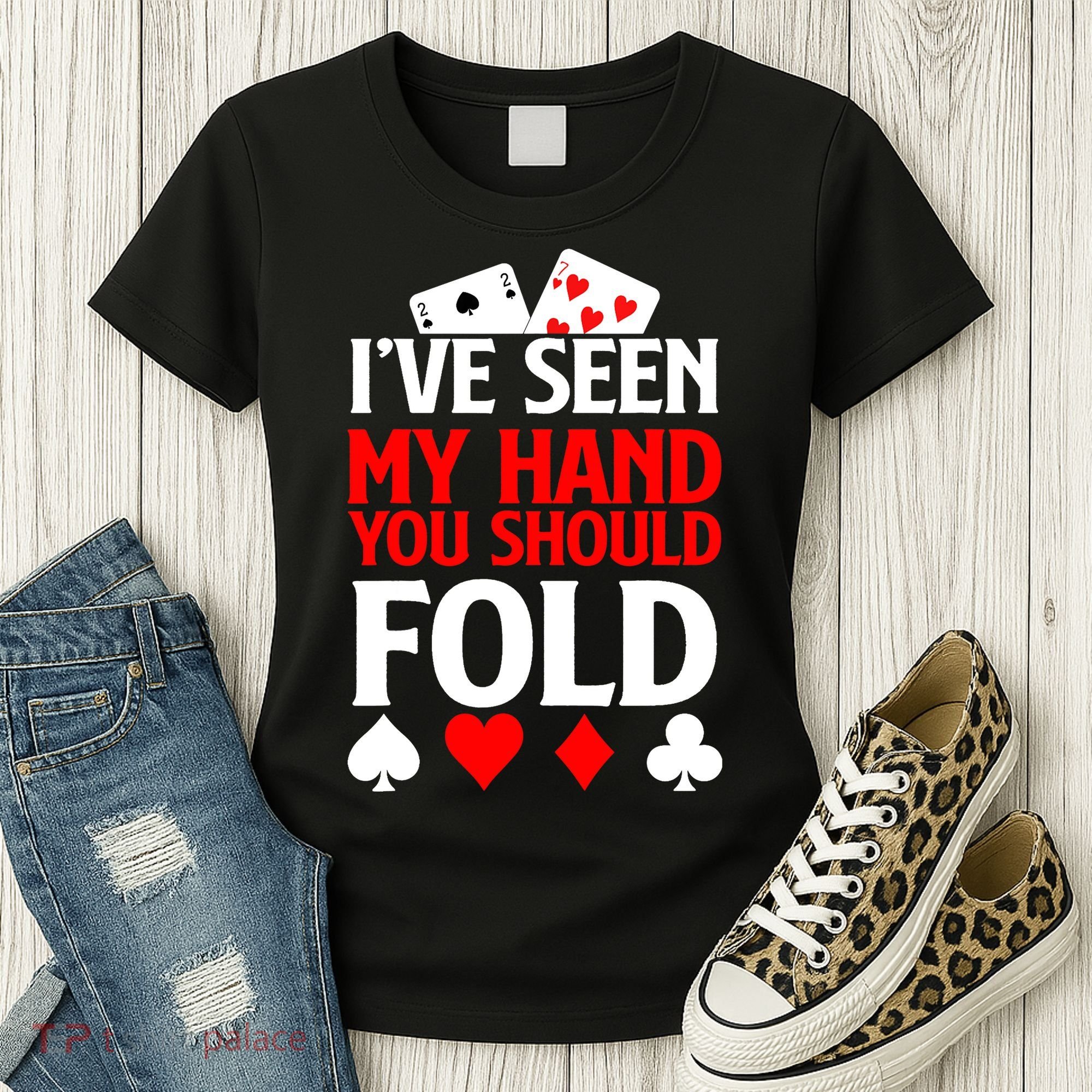 Funny Poker - Texas Holdem Lucky Poker Women's T-Shirt