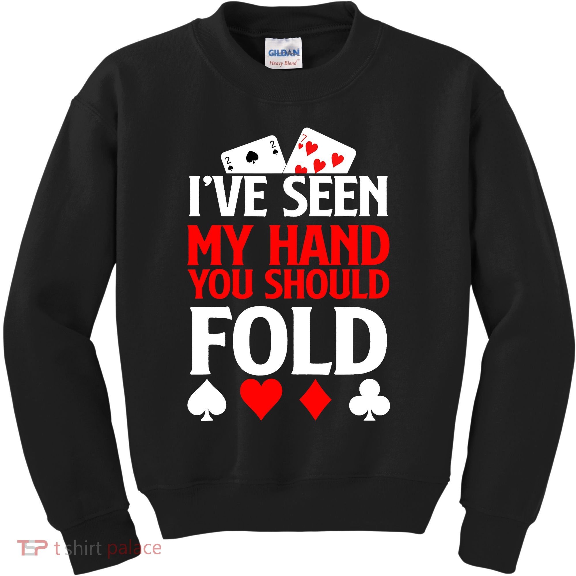 Funny Poker - Texas Holdem Lucky Poker Kids Sweatshirt