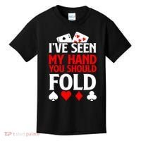 Funny Poker - Texas Holdem Lucky Poker Kids T-Shirt thumb 0