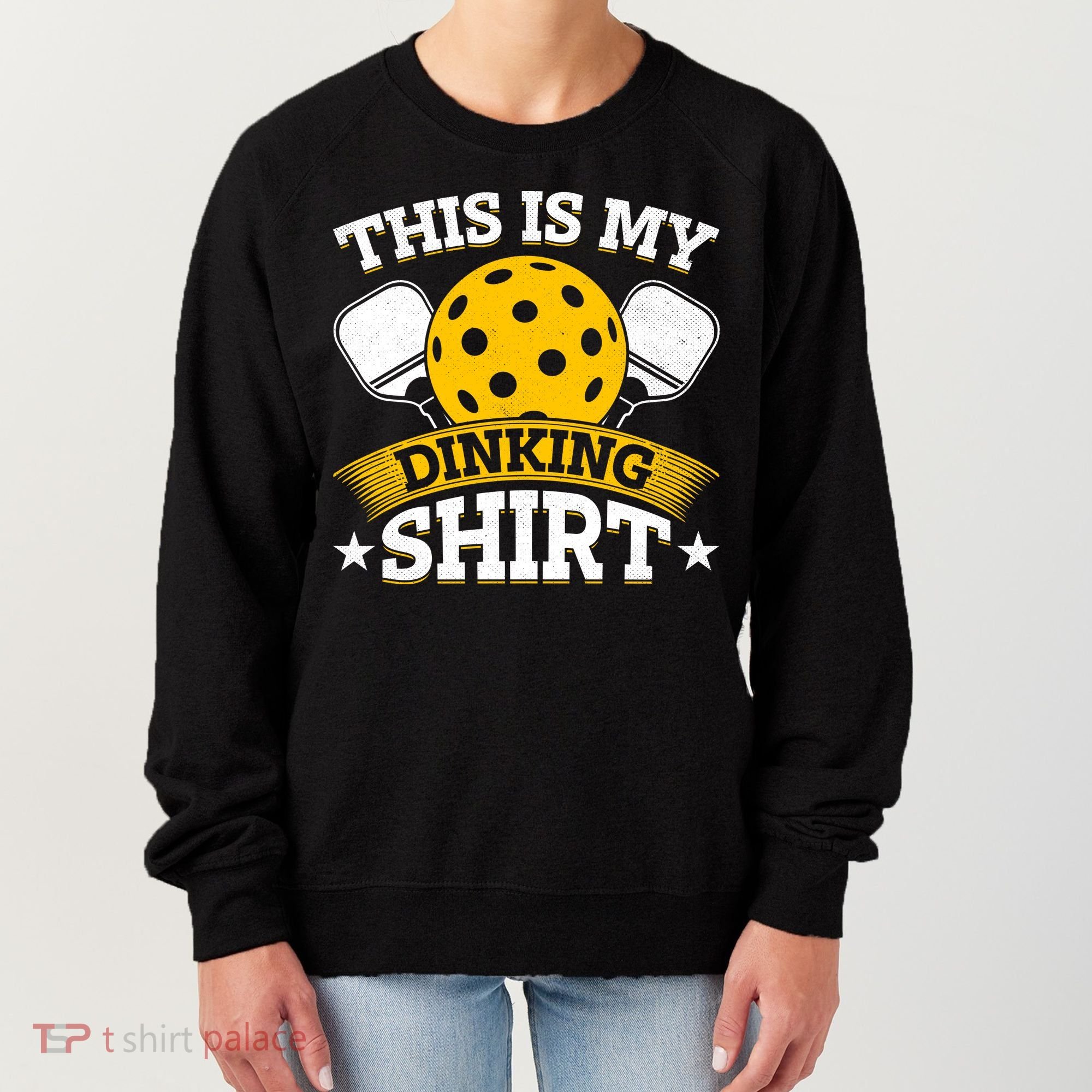 Funny Pickleball This Is My Drinking Pickleball Women's Sweatshirt