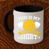 Funny Pickleball This Is My Drinking Pickleball Coffee Mug thumb 2