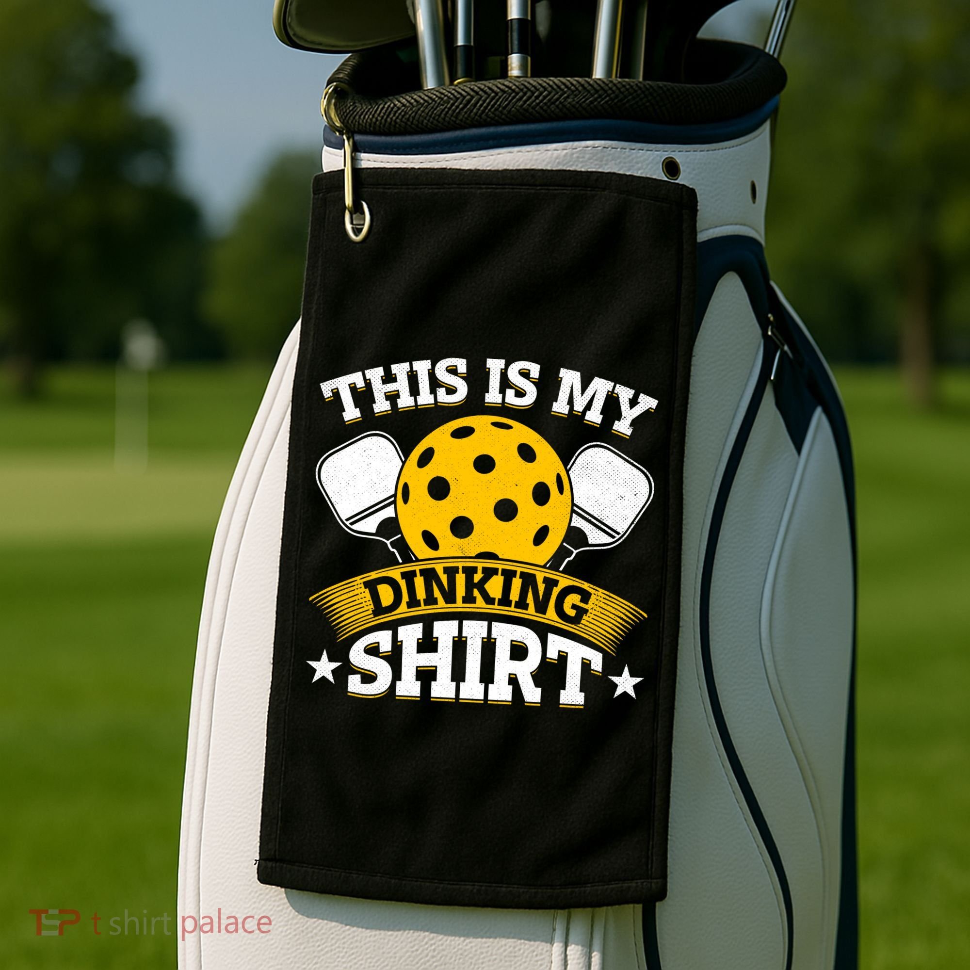 Funny Pickleball This Is My Drinking Pickleball Golf Towel