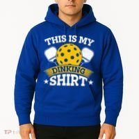 Funny Pickleball This Is My Drinking Pickleball Hoodie thumb 2