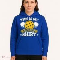Funny Pickleball This Is My Drinking Pickleball Hoodie thumb 5
