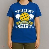 Funny Pickleball This Is My Drinking Pickleball T-Shirt thumb 4
