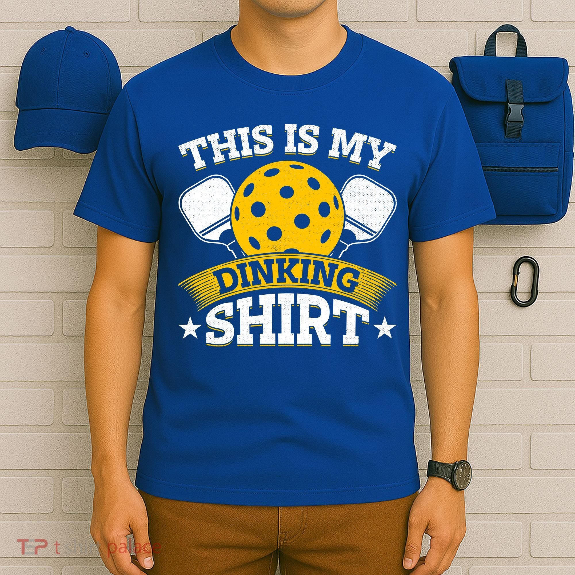 Funny Pickleball This Is My Drinking Pickleball T-Shirt