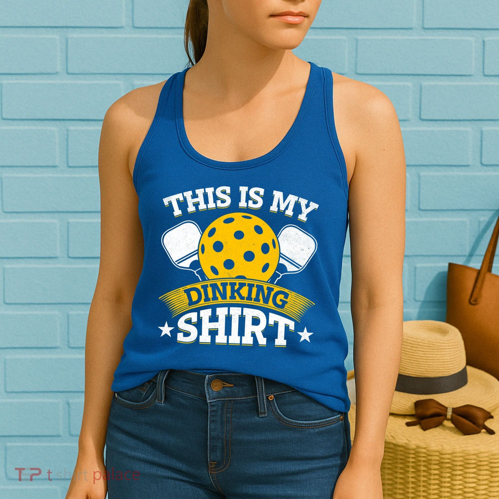 Funny Pickleball This Is My Drinking Pickleball Women's Tank Top
