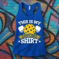 Funny Pickleball This Is My Drinking Pickleball Women's Tank Top thumb 3