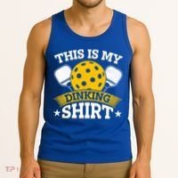 Funny Pickleball This Is My Drinking Pickleball Tank Top thumb 3