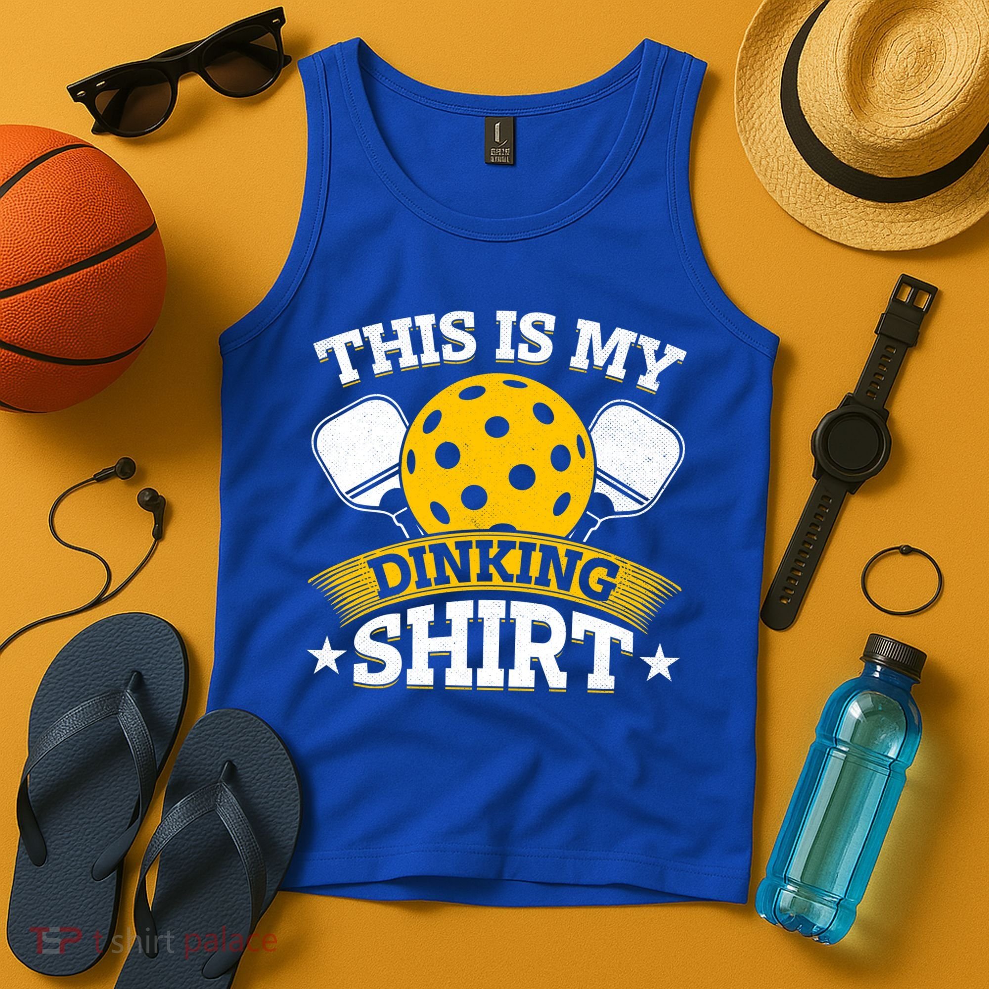 Funny Pickleball This Is My Drinking Pickleball Tank Top