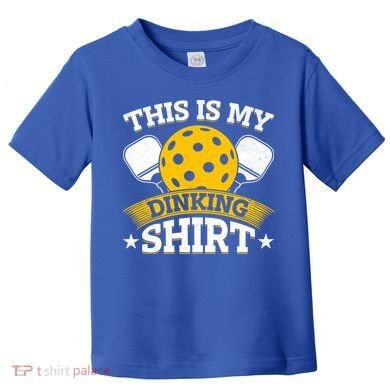 Funny Pickleball This Is My Drinking Pickleball Toddler T-Shirt
