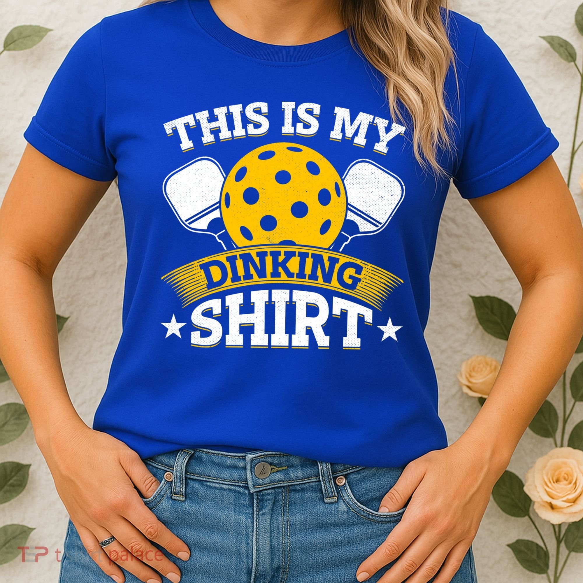 Funny Pickleball This Is My Drinking Pickleball Women's T-Shirt