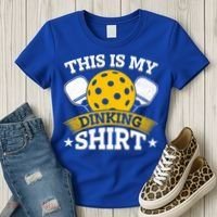 Funny Pickleball This Is My Drinking Pickleball Women's T-Shirt thumb 3