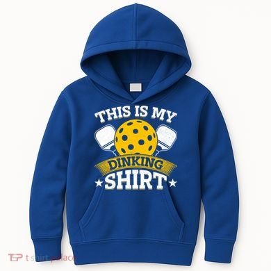 Funny Pickleball This Is My Drinking Pickleball Kids Hoodie