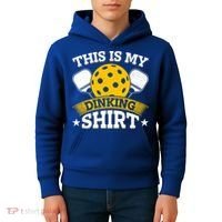 Funny Pickleball This Is My Drinking Pickleball Kids Hoodie thumb 4