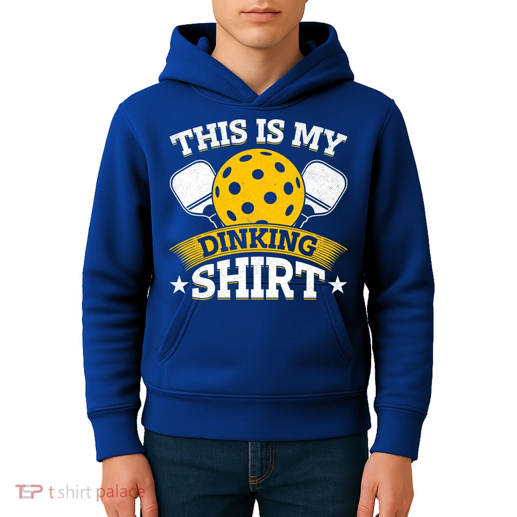 Funny Pickleball This Is My Drinking Pickleball Kids Hoodie