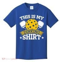 Funny Pickleball This Is My Drinking Pickleball Kids T-Shirt thumb 0