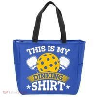 Funny Pickleball This Is My Drinking Pickleball Tote Bag thumb 0