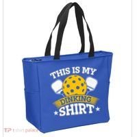 Funny Pickleball This Is My Drinking Pickleball Tote Bag thumb 2