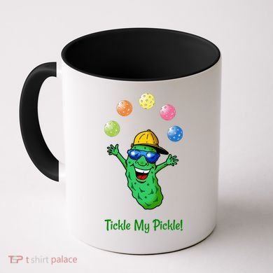 Fun Pickleball, Tickle My Pickle, Juggling Pickleballs Coffee Mug