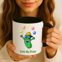 Fun Pickleball, Tickle My Pickle, Juggling Pickleballs Coffee Mug thumb 3