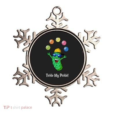 Fun Pickleball, Tickle My Pickle, Juggling Pickleballs Ornament