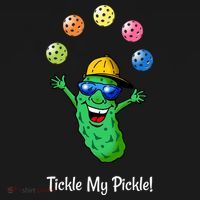 Fun Pickleball, Tickle My Pickle, Juggling Pickleballs Ornament thumb 1