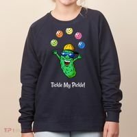Fun Pickleball, Tickle My Pickle, Juggling Pickleballs Women's Sweatshirt thumb 0