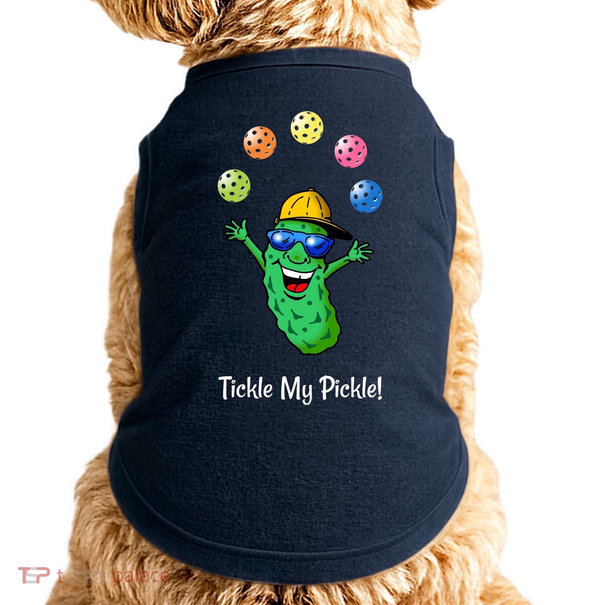 Fun Pickleball, Tickle My Pickle, Juggling Pickleballs Doggie Tank