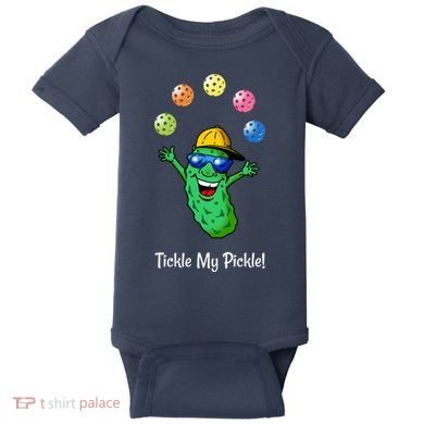 Fun Pickleball, Tickle My Pickle, Juggling Pickleballs Baby Bodysuit