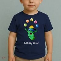 Fun Pickleball, Tickle My Pickle, Juggling Pickleballs Toddler T-Shirt thumb 2