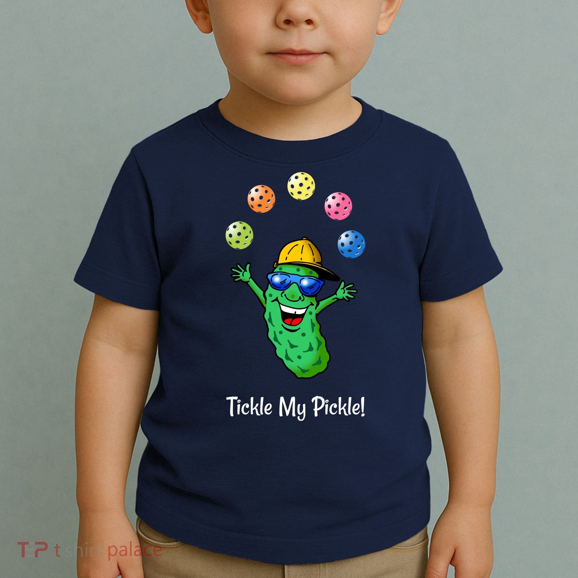 Fun Pickleball, Tickle My Pickle, Juggling Pickleballs Toddler T-Shirt