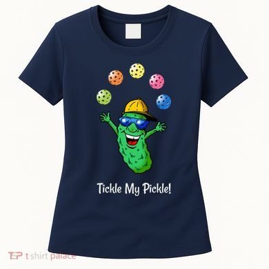 Fun Pickleball, Tickle My Pickle, Juggling Pickleballs Women's T-Shirt