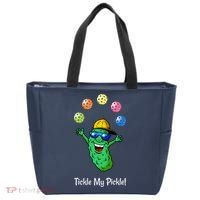 Fun Pickleball, Tickle My Pickle, Juggling Pickleballs Tote Bag thumb 0