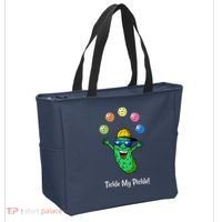 Fun Pickleball, Tickle My Pickle, Juggling Pickleballs Tote Bag thumb 2