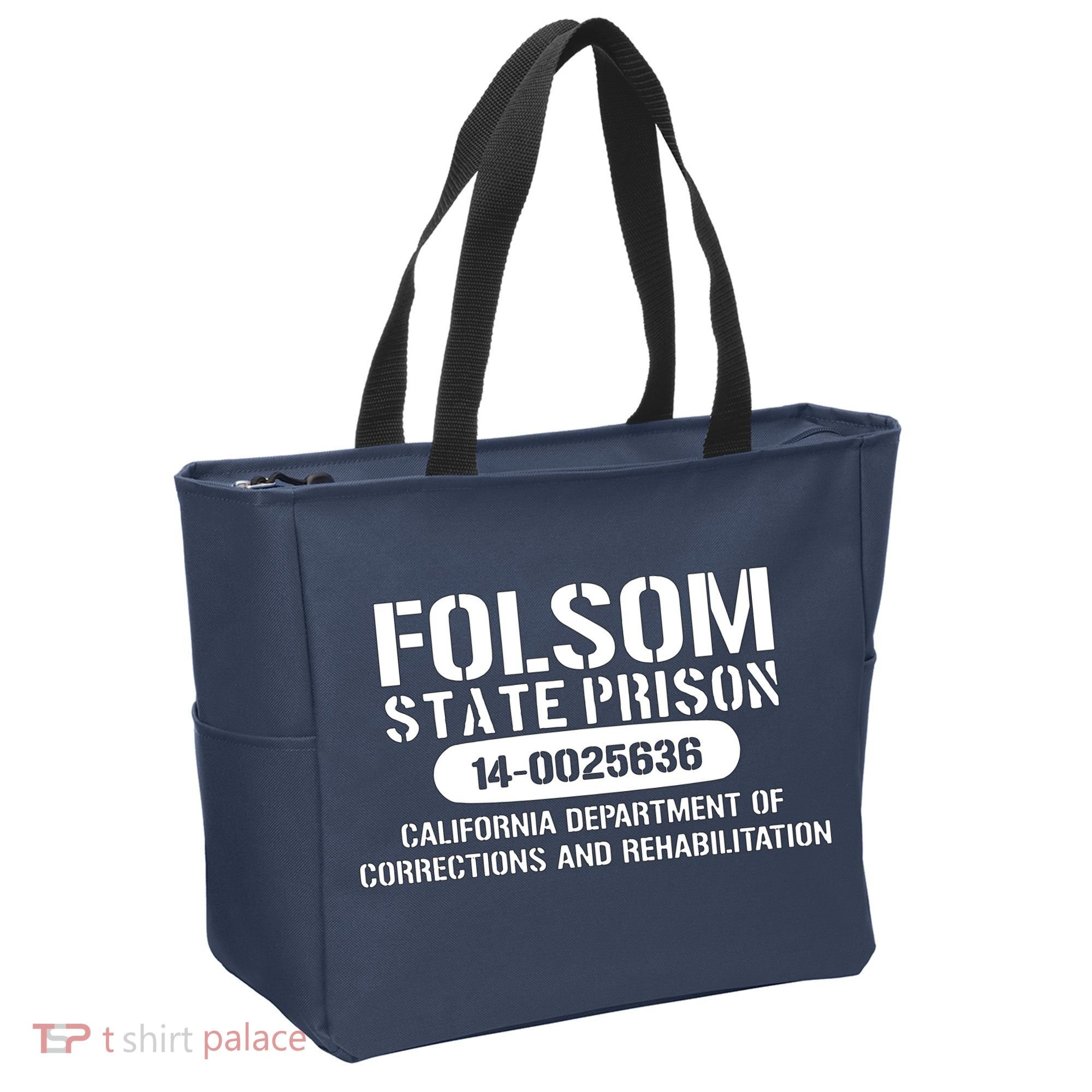 Folsom Prison TShirt Funny Tote Bag