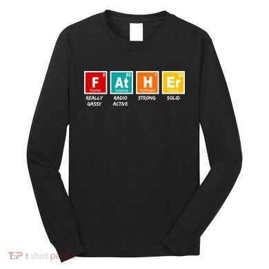 Father Periodic Table Long Sleeve Shirt