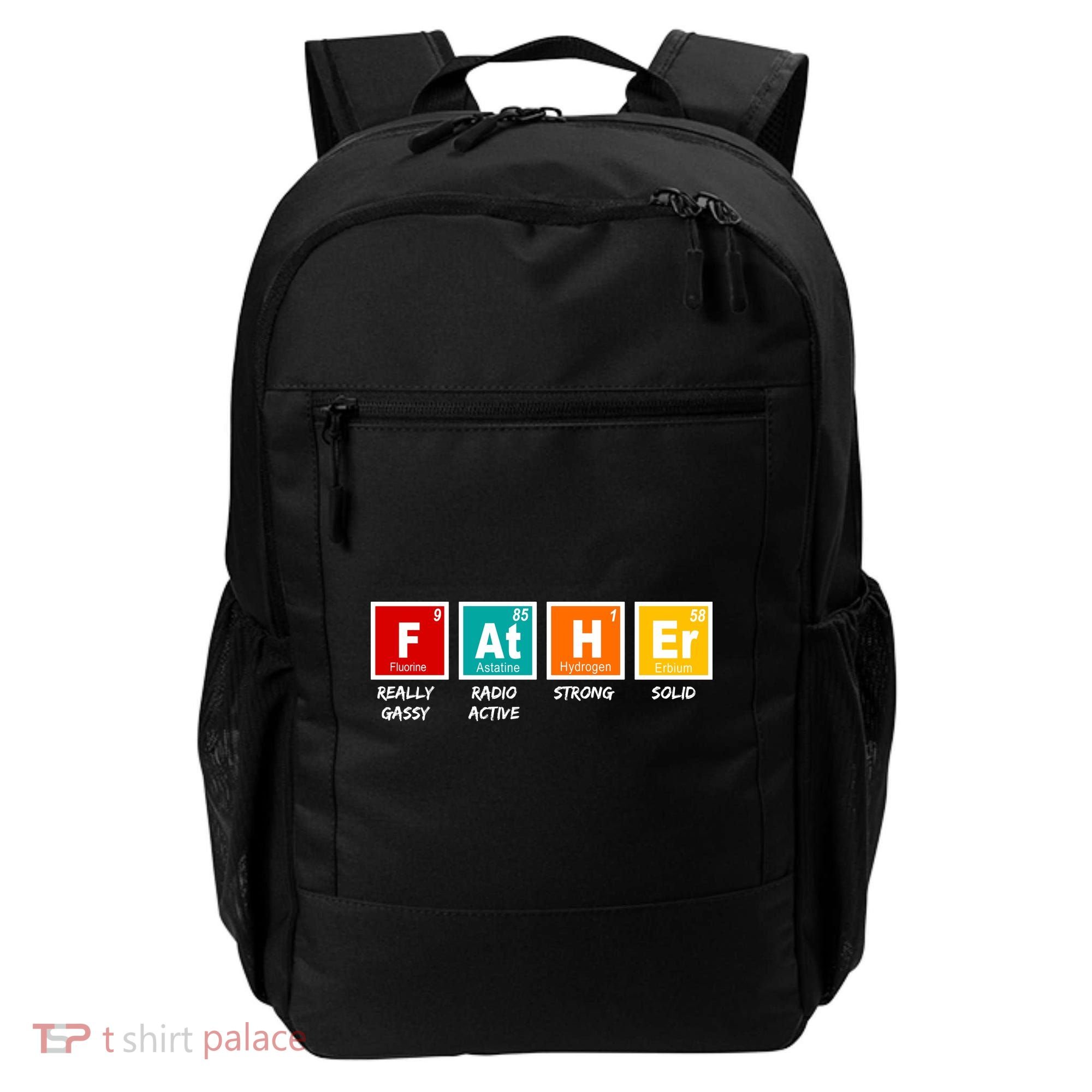 Father Periodic Table Backpack