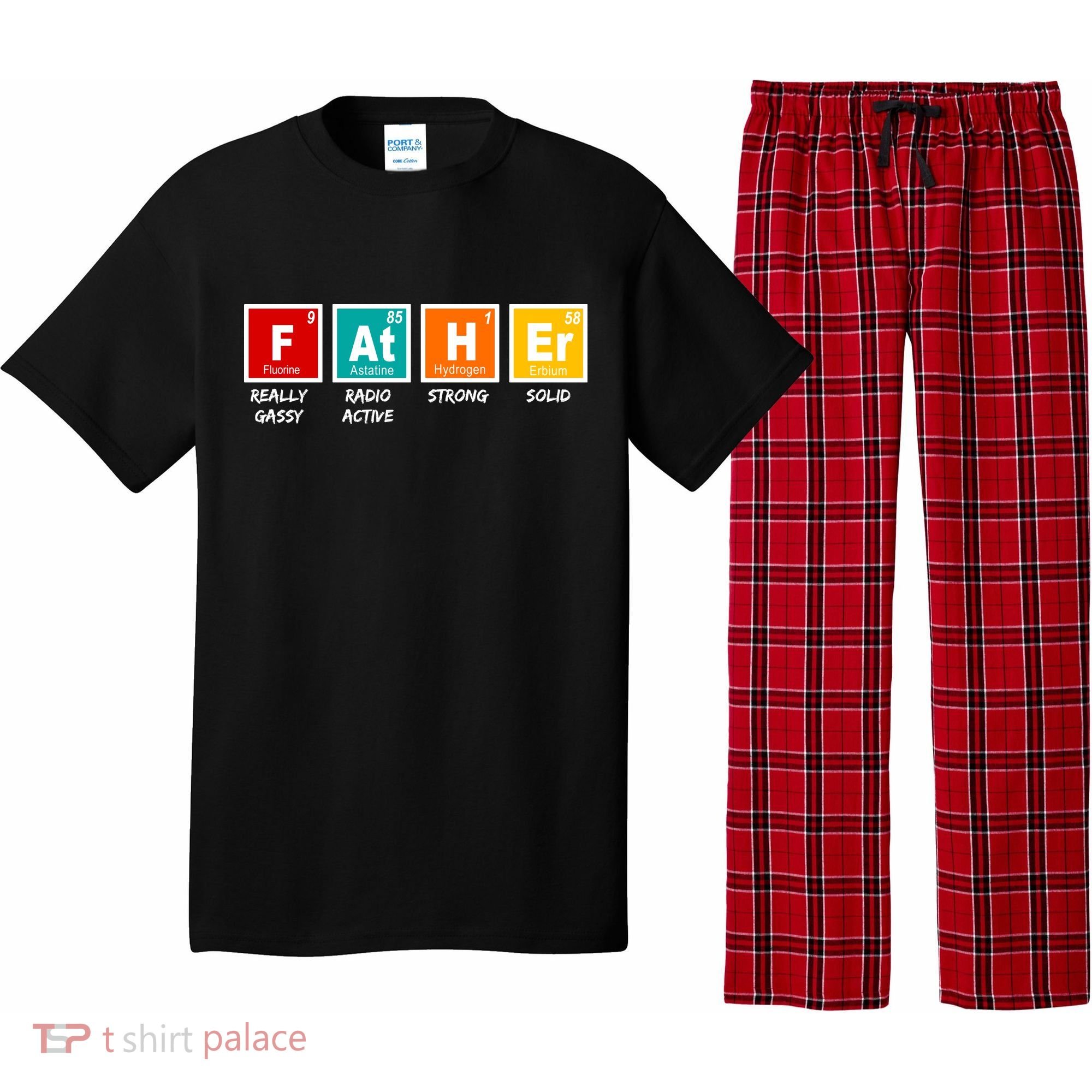 Father Periodic Table Pajama Set