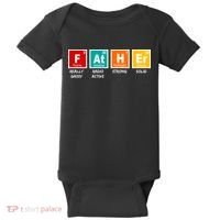 Father Periodic Table Baby Bodysuit thumb 0