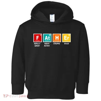 Father Periodic Table Toddler Hoodie