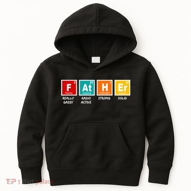 Father Periodic Table Kids Hoodie