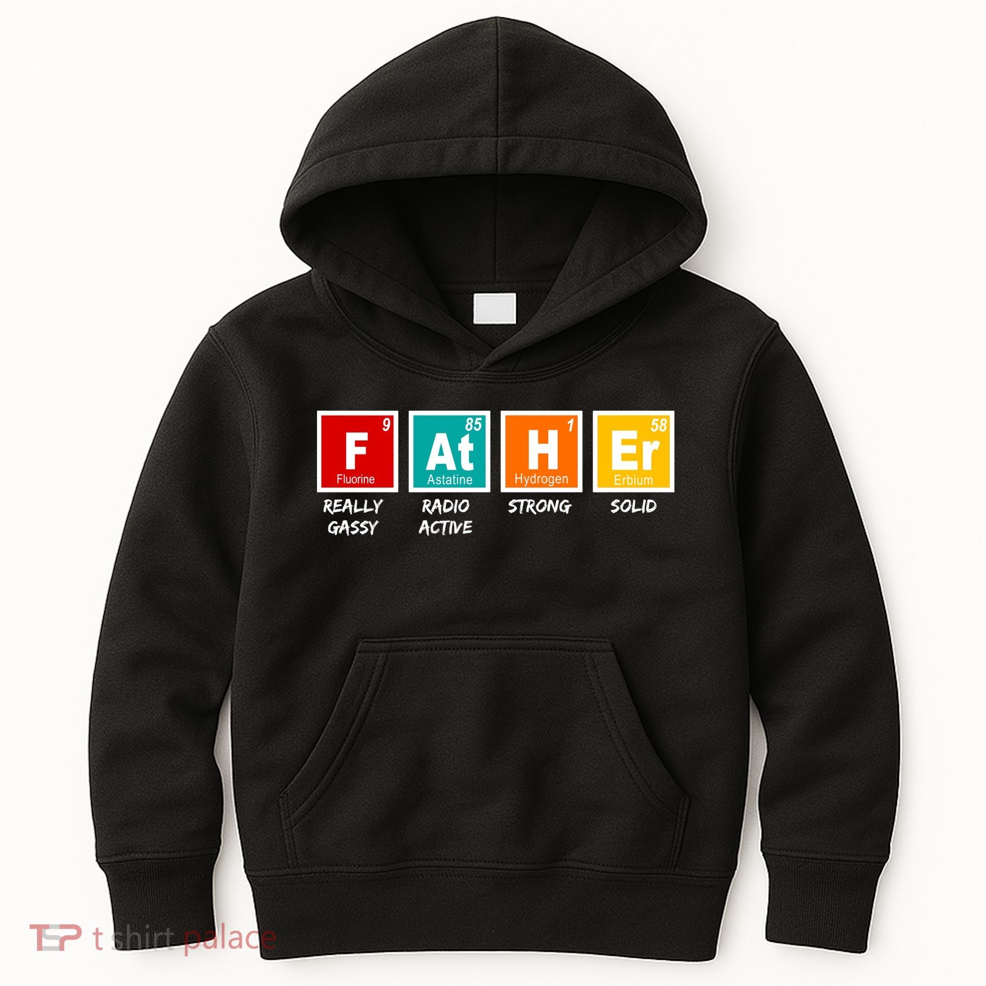 Father Periodic Table Kids Hoodie