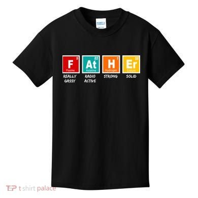 Father Periodic Table Kids T-Shirt